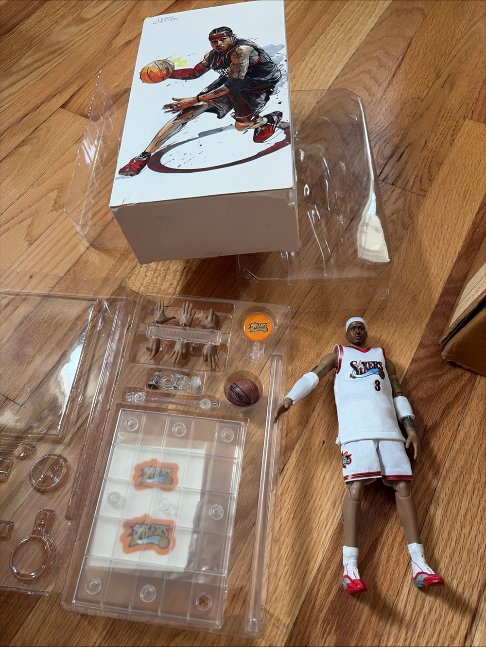 motion masterpiece allen iverson series 1/6 doll new